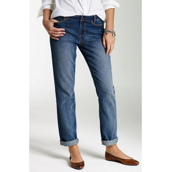J. Jill Denim - J. Jill Straight Fit Slim Boyfriend Jeans Size 10